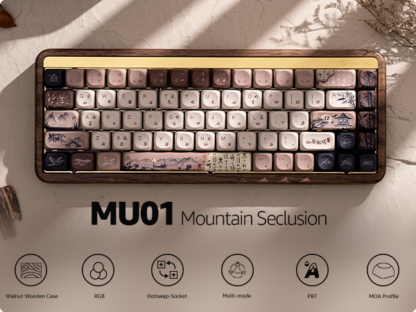 Amazon.com: Akko Mechanical Gaming Keyboard with Walnut