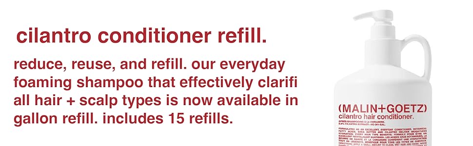 cilantro conditioner refill.