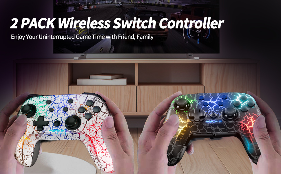 2 Pack Wireless Switch Controller