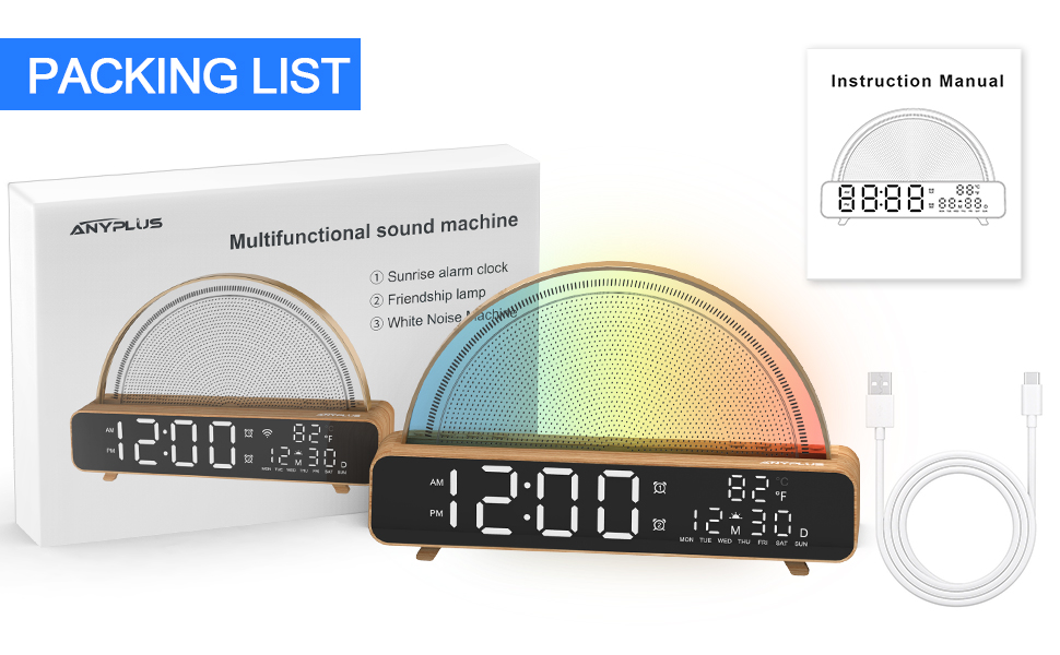 ANYPLUS Baby Sound Machine White Noise Machine for