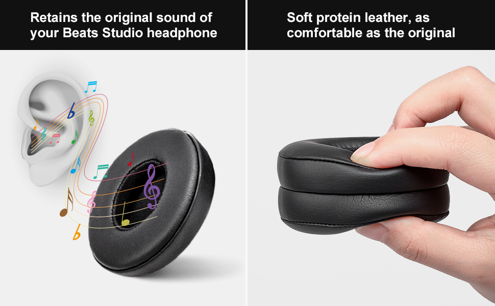 Link Dream Replacement Earpads for Beats Solo 2 Solo 3 Replacement