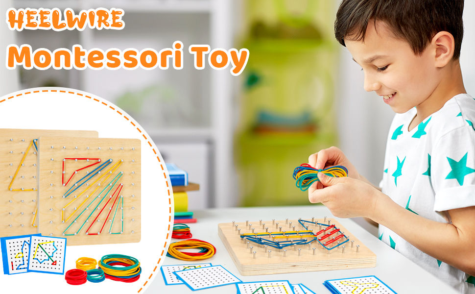 wooden geoboard