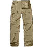 Winebox Hiking Walking Trousers Mens Zip Off Lightweight Quick Dry Breathable Cargo Convertible O...