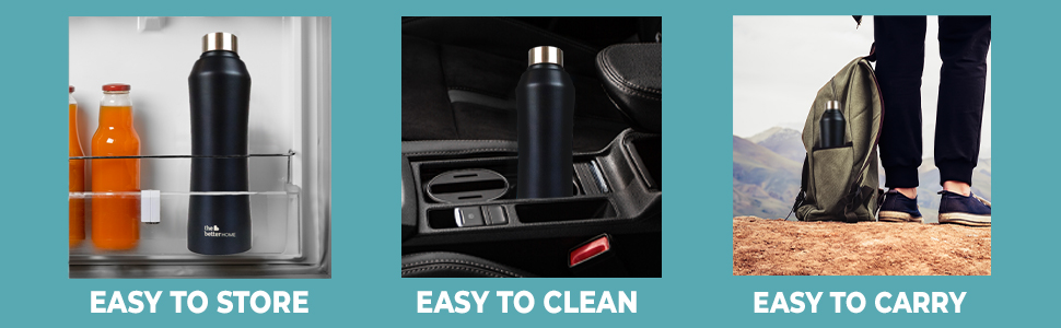 water bottles bottle steel water bottle 1 litre hot and cold kids home stainless steel 1+ litre