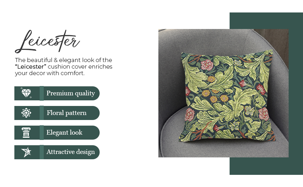 C Charlotte Home Furnishings Inc Leicester European Cushion