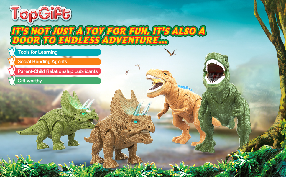 Dinosaur Toys with Remote ControlDino Toys for Kids 35,6