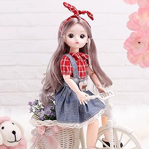 Amazon.co.jp: BJDドール 関節人形 ミニドール 1/6サイズ 23関節