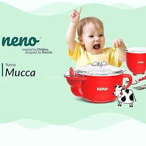Neno MUCCA Set Thermal-Kindergeschirr