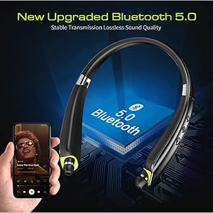 Neckband bluetooth headphones 