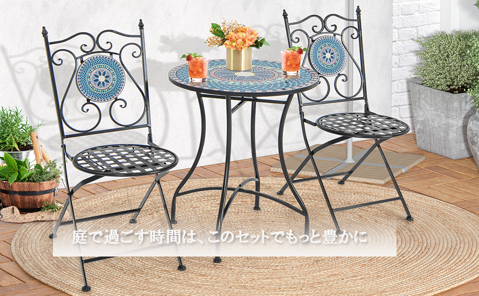 A◆庭作りアイテム◆ガーデンテーブル黒大理石 直径６０cm（中古）アンティーク等 B◇庭作りアイテム◇ガーデンテーブル黒大理石 直径60cm（中古）