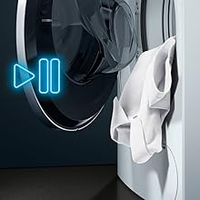 Masina de spalat rufe Siemens, 9 KG, 1400 RPM, SpeedPack XL, Anti Stain System, Home Connect, LED DirectTouch, iQDrive, Alb, iQ700, WG44B2040 12 Mașină de spălat Siemens cu funcție de reîncărcare