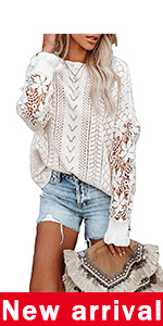 lace sweater