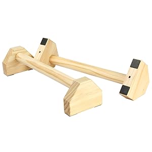 Amazon | Aculldo 倒立バー 体操 木製 トレーニング 筋力