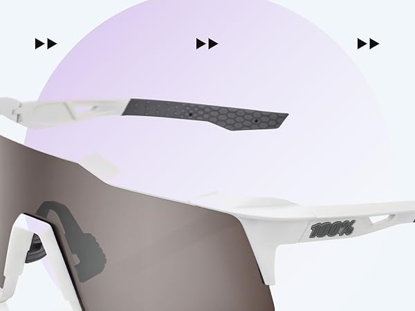 100% スピードクラフト SPEEDCRAFT® Matte White SPEEDCRAFT® XS - Matte White - Blue Multilayer Mirror Lens