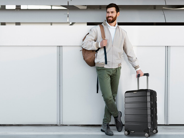 KROSER CARRY ON LUGGAGE