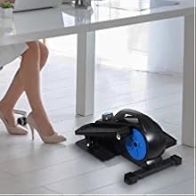 Dolphy Portable Mini Magnetic Under Desk Elliptical Machine Desk Bike Pedal Exerciser for home gym