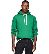 Tommy Hilfiger Men's Medium Weight Solid Fleece Hoodie Sweatshirt, Also Available in Big & Tall