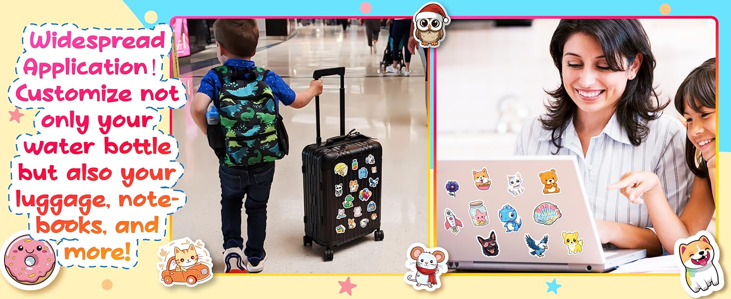 water bottle stickers for kids