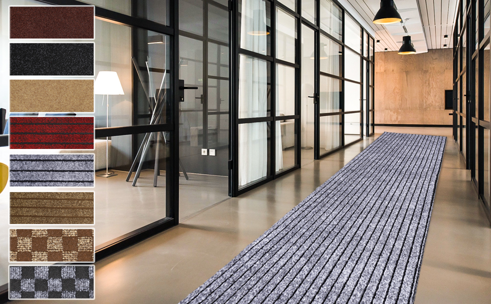 Custom Size Backed NonSlip Area Rugs Runner, Easy Clean, Waterproof Runner Rugs for Hallway