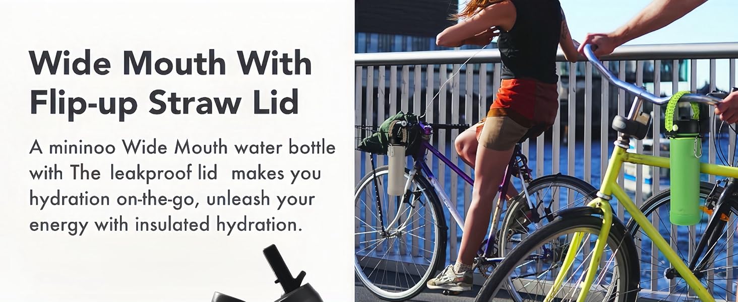 24oz water bottle with paracord handle