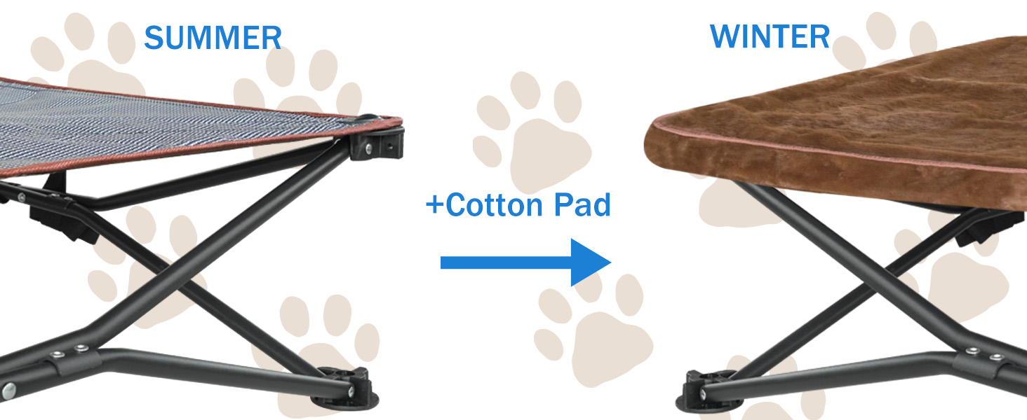 outside dog bed off ground