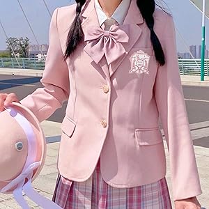 1/4サイズ ねこちゃん腕章 セーラー服 ピンク アウトフィット チョーカー Amazon | [ニャンコ] の爪 ブレザー セーラー服 チェック柄