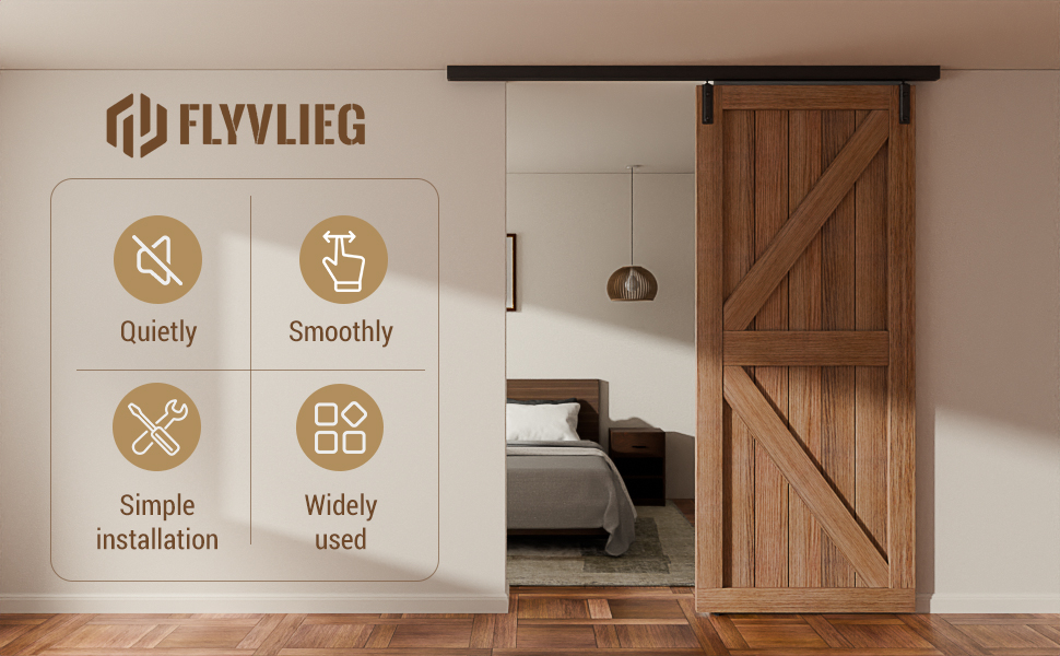 Ceiling Mount Box Rail Barn Door Hardware