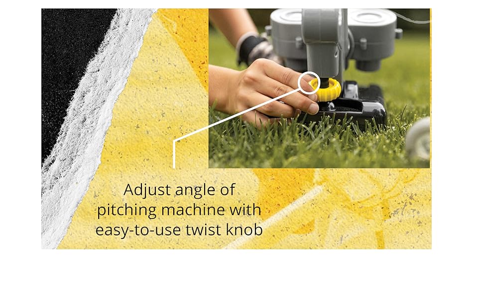 SKLZ Lightning Bolt Baseball Pitching Machine, Black/Gray, Pack of 1