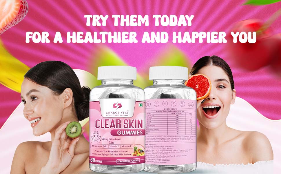 Charge Vita's Clear Skin Gummies