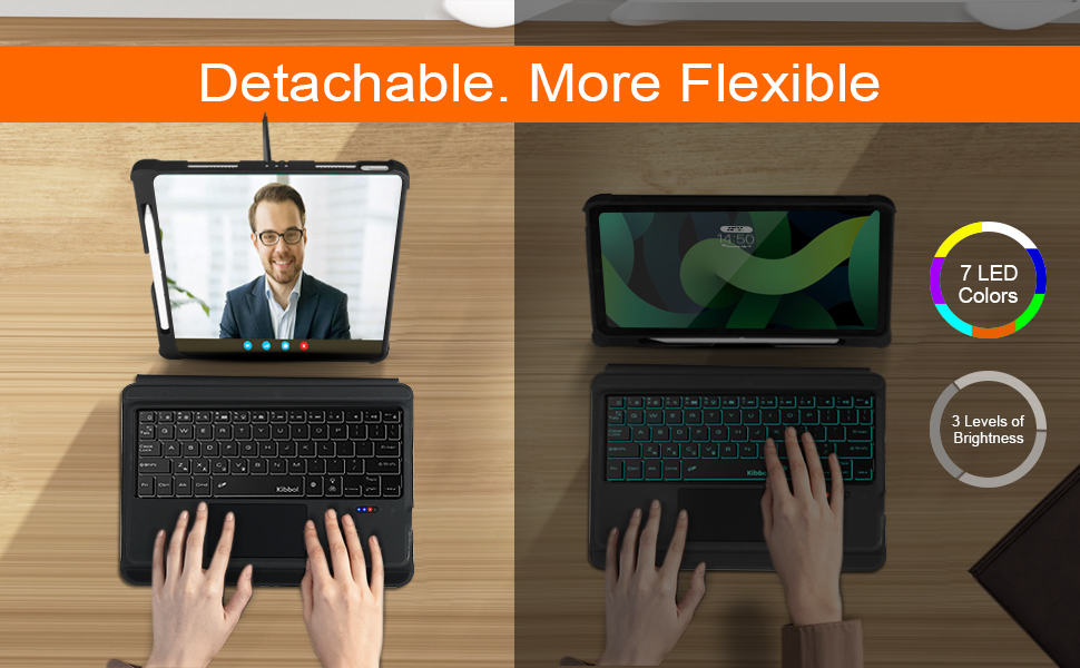 Kibbol Keyboard case for iPad Pro 11 inch (4/3/2/1 Gen