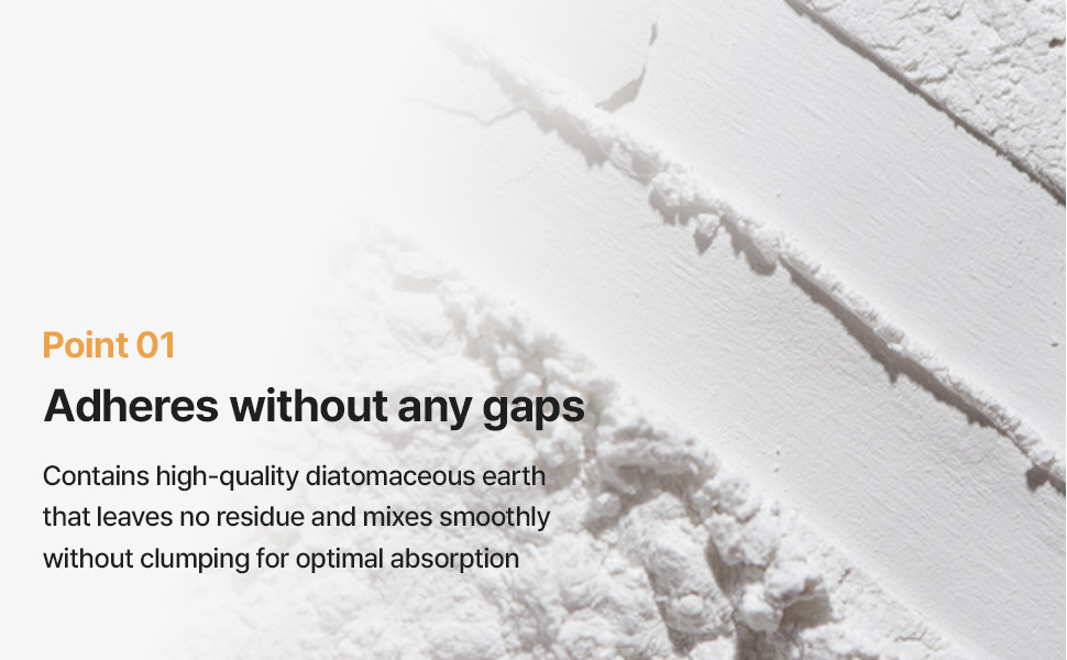 adheres without gaps