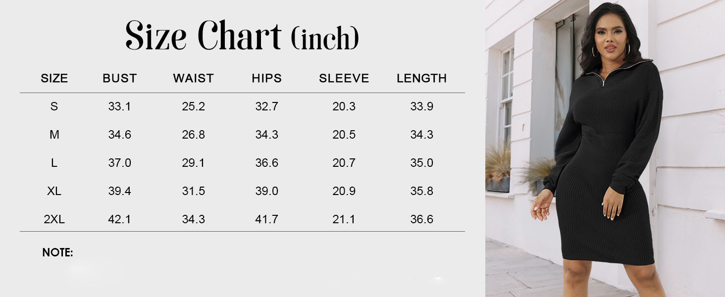 Women Fall Long Sleeve Slim Fit Knitted Sweater Dress