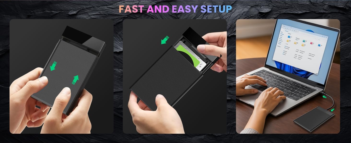 EXTERNAL HARD DRIVE ENCLOSURE USB