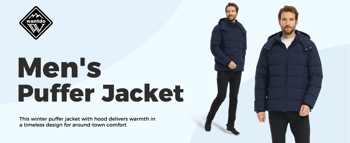 Wantdo Men's Puffer Jackets