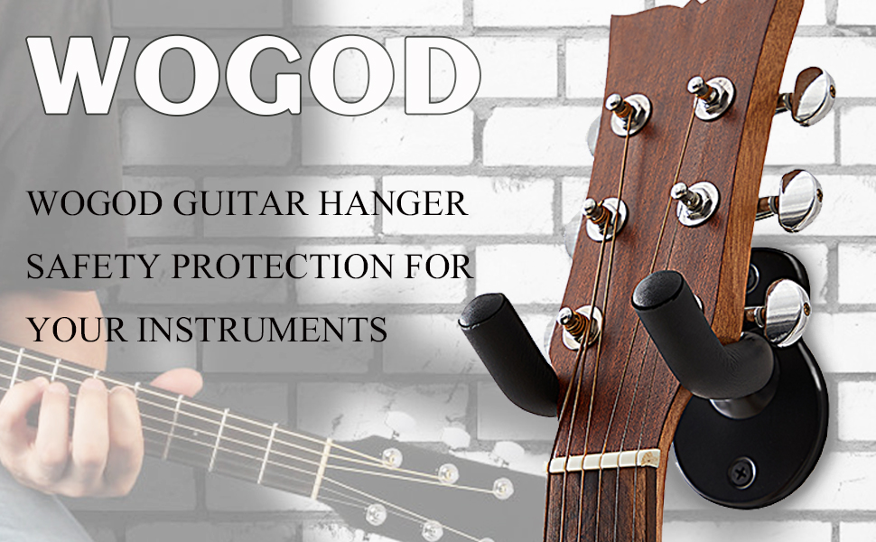 Guitar Hanger Guitar Wall Mount Holder Hook Stand, String Instruments Wall Hangers