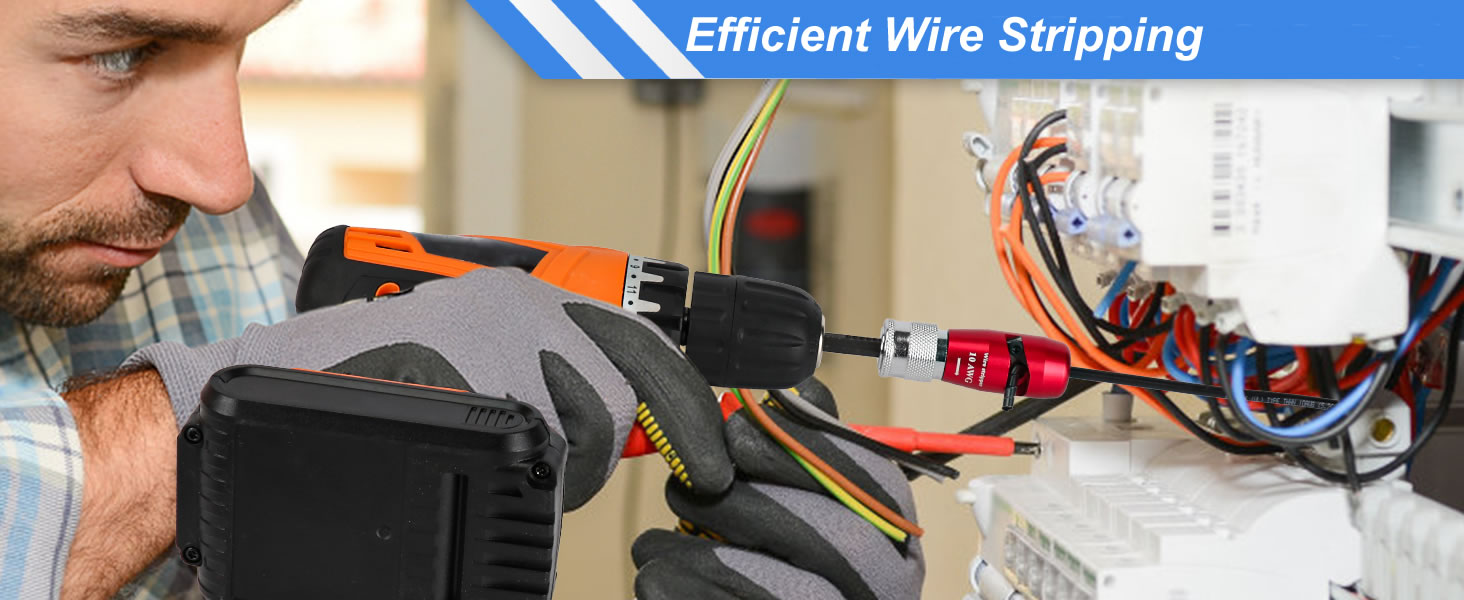 wire stripper for drill
