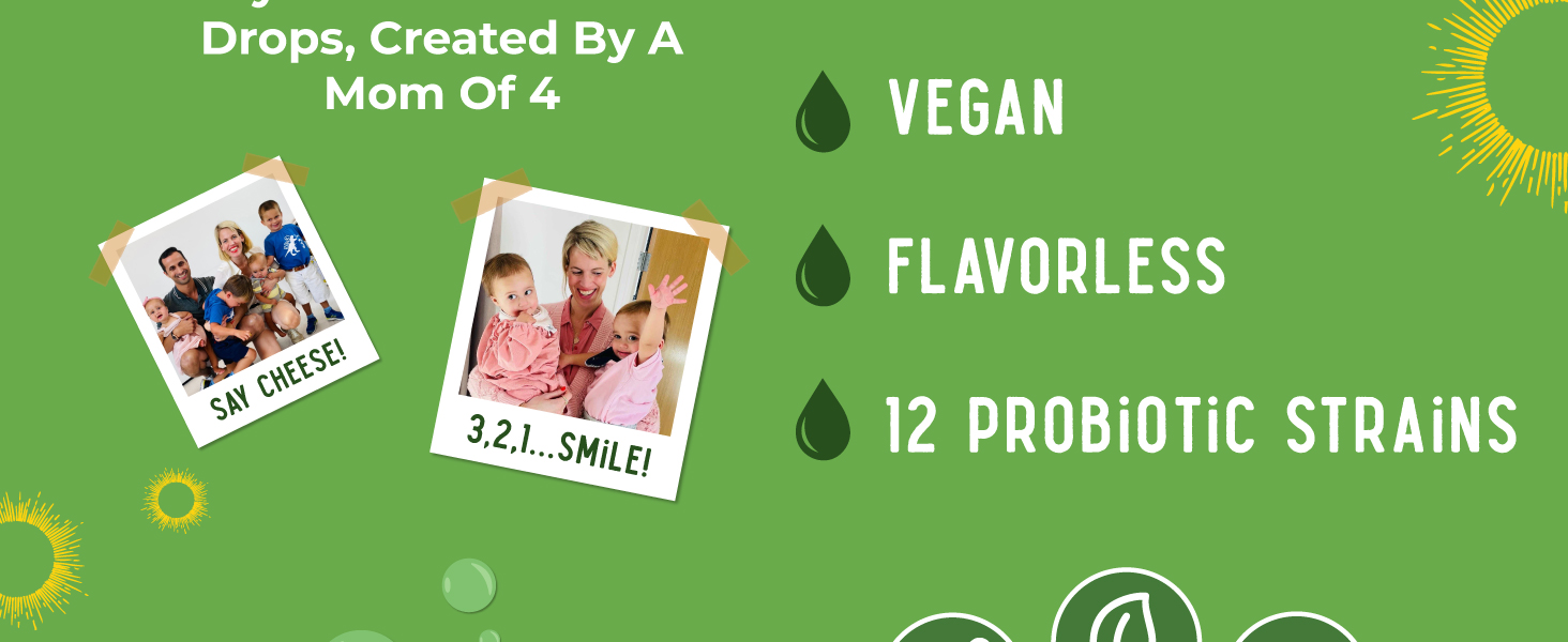 Probiotic Drops, Unflavored, Org, 4 oz