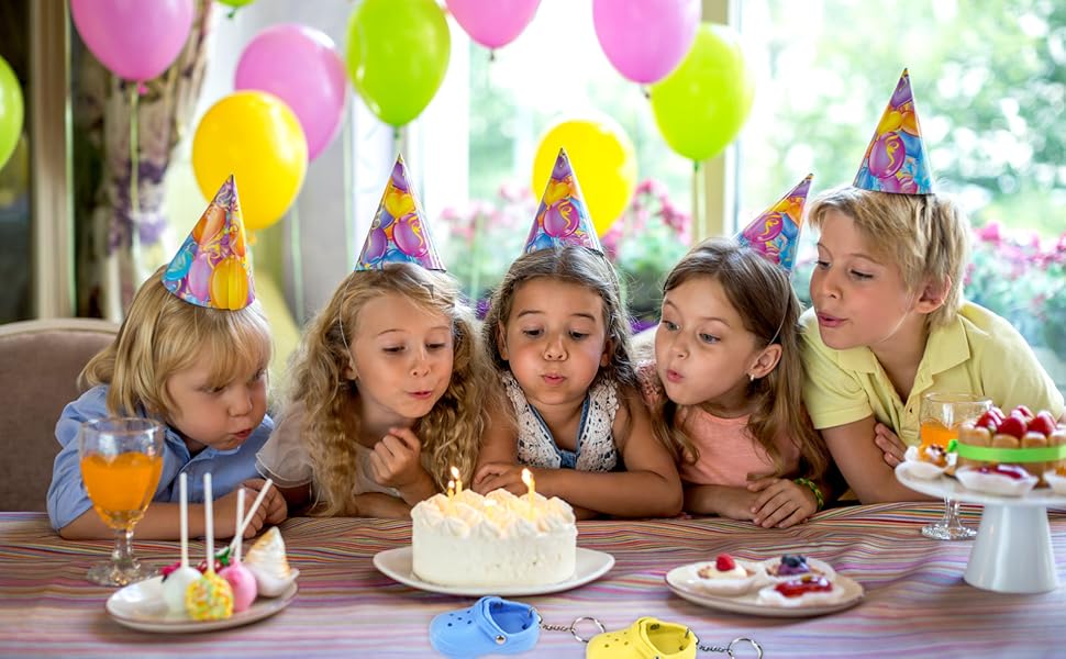 Vaktop Croc Keyring, 6pcs Mini Croc Shoe Keychain, Funny Slippers Keychains, Shoe Charms Keyring Bag Pendant Accessories for Girls Boys Adults 15 Croc Keyring 04