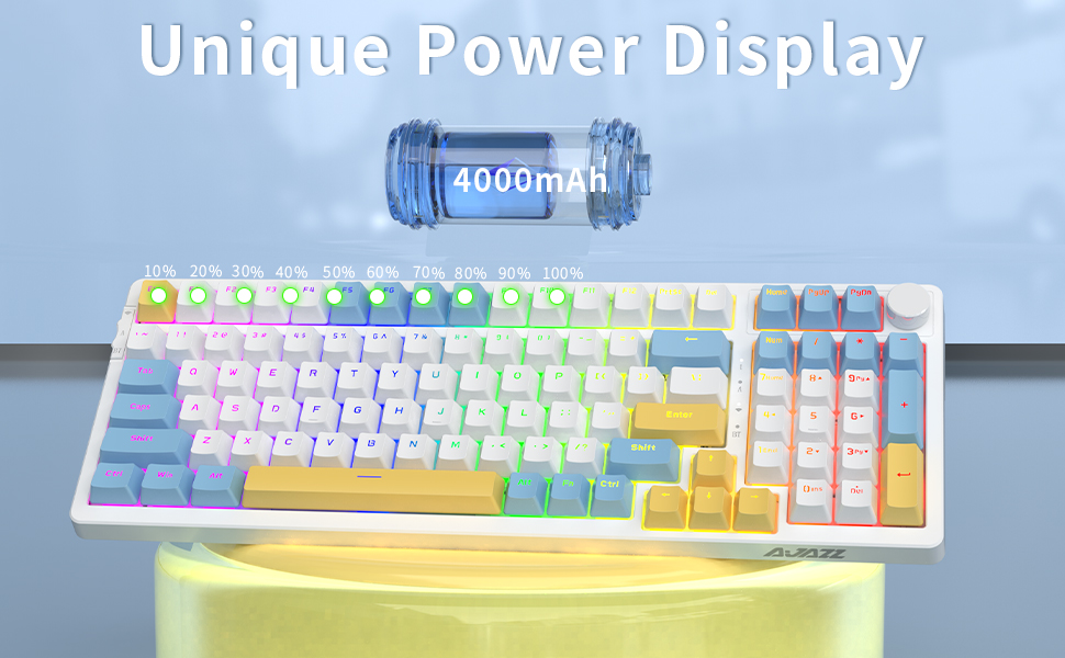 NACODEX AK992 99 Key Hot Swappable RGB Custom Gaming