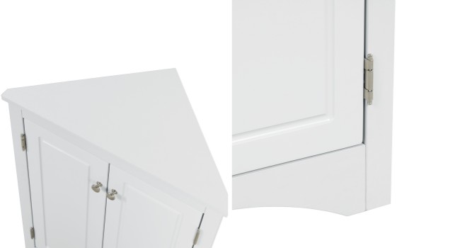 Amazon.com: Bellemave Corner Storage Cabinet with 2 Doors