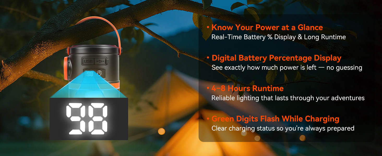 Camping Lantern Rechargeable
