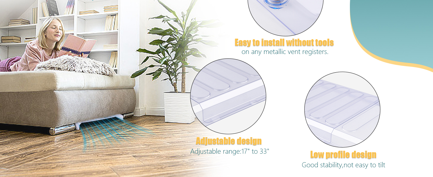 Magnetic Air Vent Extender