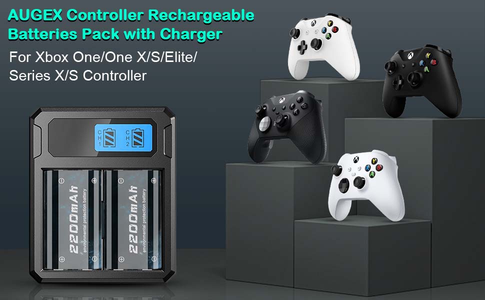 Rechargeable Battery Pack for Xbox One/One X/S/Series X/S