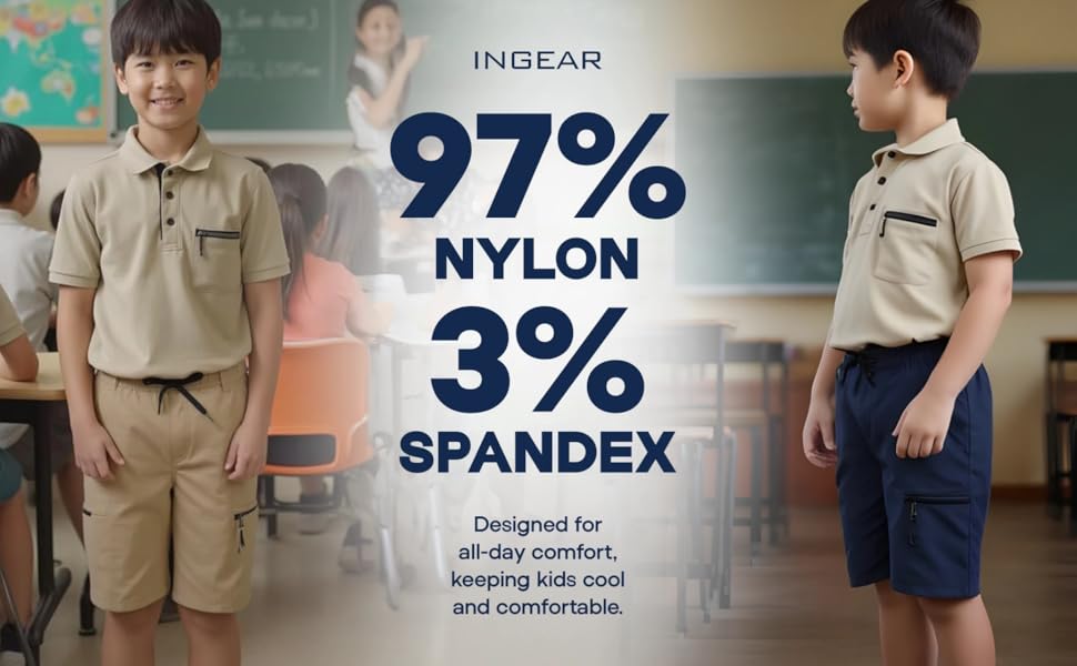 BOYS SCHOOL SHORTS BOYS UNIFORM PANTS BOYS CARGO PANTS SHORTS SCHOOL UNIFORM