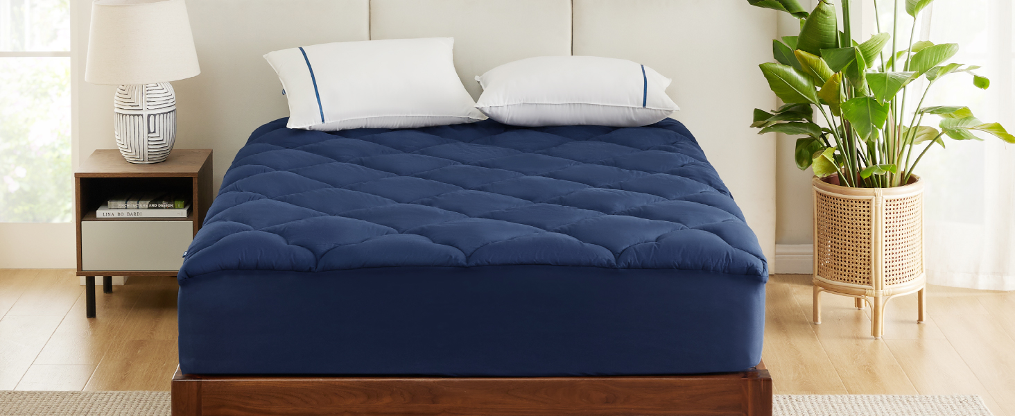 Bedsure Mattress Pad Queen Size Cooling Cotton Mattress