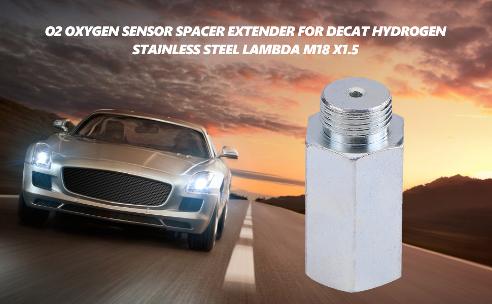 O2 Sensor Bung Extender Isolator, O2 Oxygen Sensor Spacer Extender