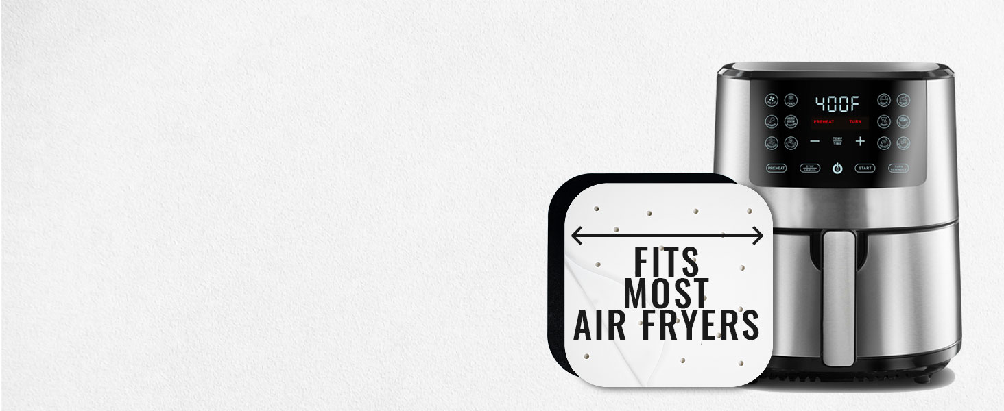 Air Fryer Parchment Paper Sheets Compatible with Ninja