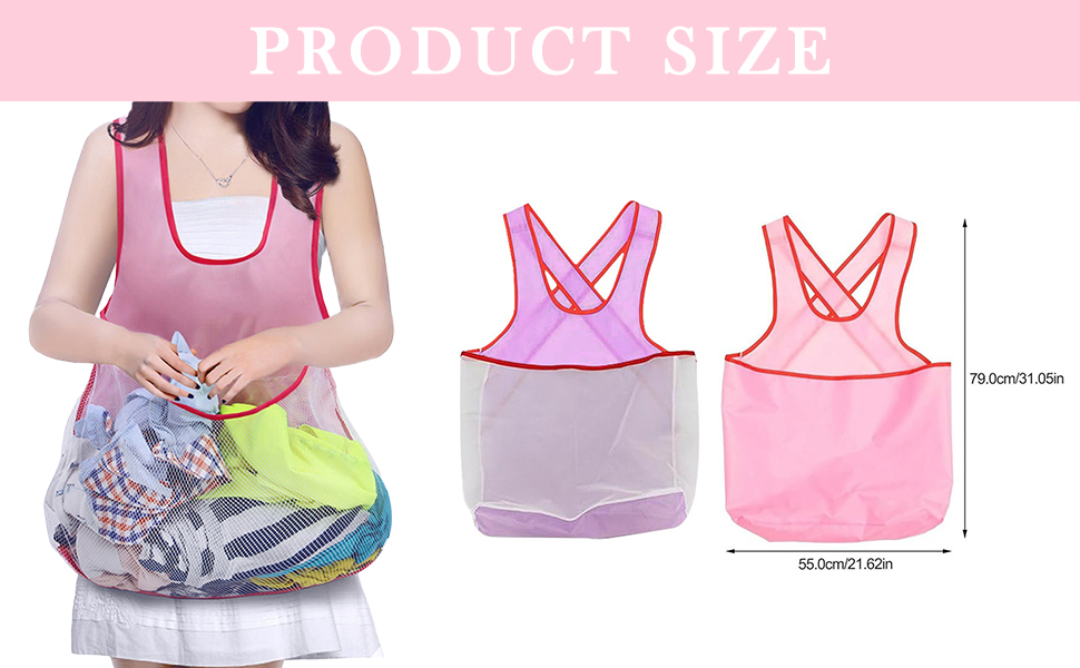 Clothes Drying Apron Clothes Hanging Apron Portable Laundry