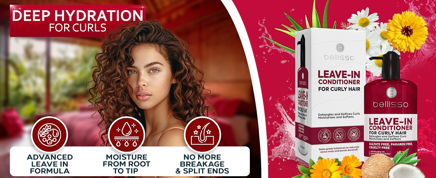 leave in conditioner curly hair products care shea dry damaged deep moisture women frizz control