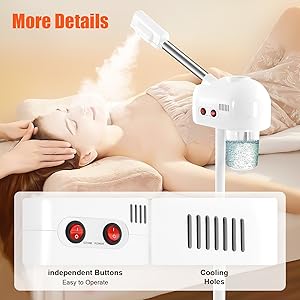 Amazon.com: Face Steamer Facial Skin Care Machine, 800W 110V